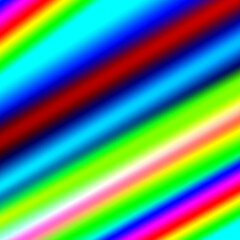 Multi-colored rainbow art