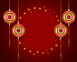 indian festival raksha bandhan background with image or text space