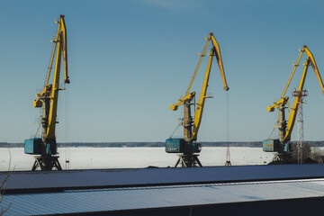 Port cranes