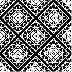 Abstract background with black and white pattern. Unique geometric vector swatch. Perfect for site backdrop, wrapping paper, wallpaper, textile and surface design. 