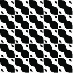 Abstract background with black and white pattern. Unique geometric vector swatch. Perfect for site backdrop, wrapping paper, wallpaper, textile and surface design. 