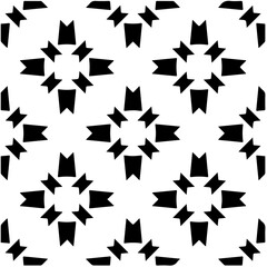 Abstract background with black and white pattern. Unique geometric vector swatch. Perfect for site backdrop, wrapping paper, wallpaper, textile and surface design. 
