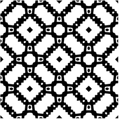 Abstract background with black and white pattern. Unique geometric vector swatch. Perfect for site backdrop, wrapping paper, wallpaper, textile and surface design. 