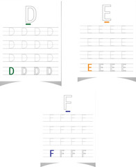 Alphabet Tracing Worksheet