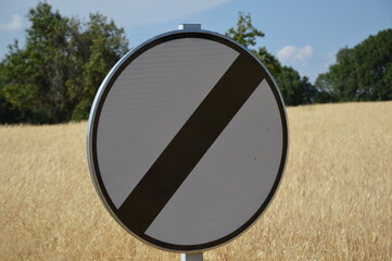 Road sign from france  