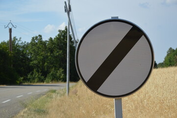 Road sign from france  