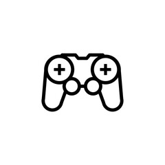 Play Icon, Game Icon Sign Vector Isolated on White Artboard