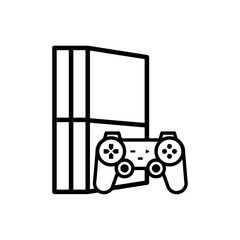 Play Icon, Game Icon Sign Vector Isolated on White Artboard