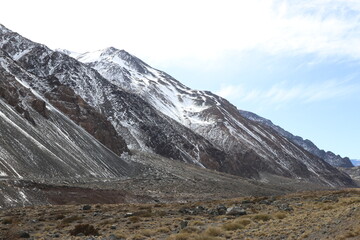 Cordillera de los Andes nevada