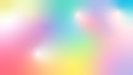 Obraz premium Light color backdrop. Modern gradient background with holographic accent. Design for mobile app poster, banner of your website.