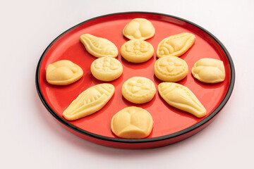 Sandesh or shondesh is a dessert, originating from the Bengal, India, created with milk and sugar