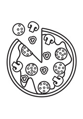 Fast Food Coloring Pages Preschool Activity Education 
