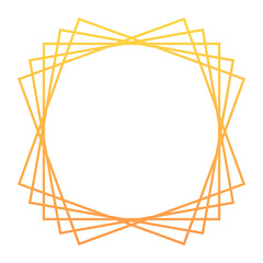 gradient geometric frame
