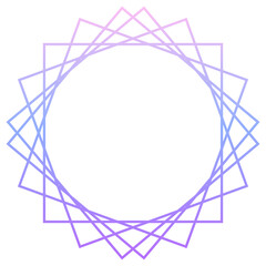 gradient geometric frame
