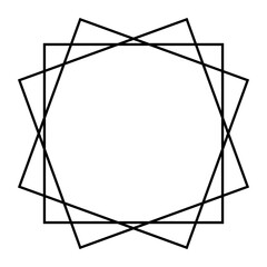 geometric frame

