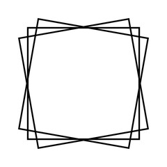 Fototapeta na wymiar geometric frame 