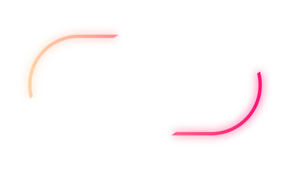 glowing corner frame
