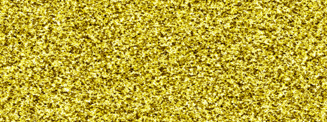 Abstract Gold Sparkling Glitter background with lights, Festive and decorative golden glitter background for wallpaper, cover, card, decoration and design.