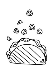Coloring Pages Food Educational Preschool Activity 