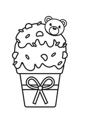 Coloring Pages Food Educational Preschool Activity 