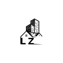 LZ realtor concept initial logo with high quality design