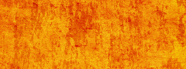 Abstract orange grunge texture with scratches, grungy and decorative orange concrete or marble wall texture, Beautiful orange and yellow mixed texture background for design.