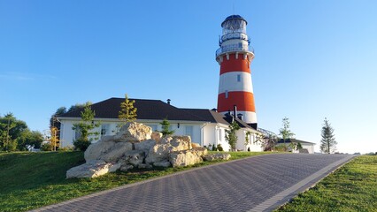 Fototapeta na wymiar lighthouse in the country