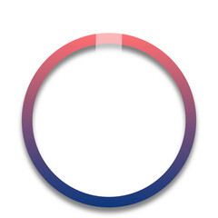 gradient pinned circle frame
