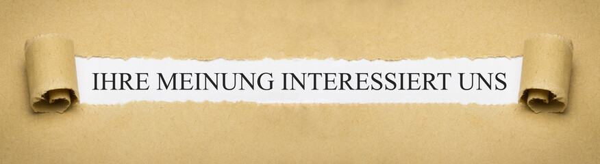 Ihre Meinung interessiert uns