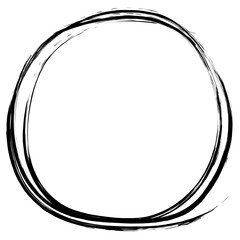 circle doodle frame
