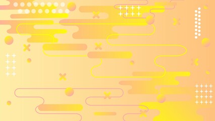 Template Abstract Background Memphis Design