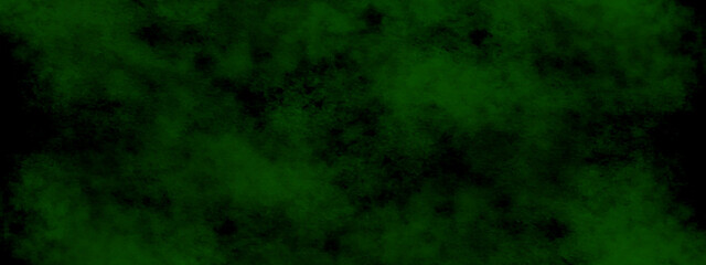 Fluffy and smoky green background, dark green grunge texture with blurry smoke, Green chalkboard texture with grunge effect, Green grunge background for creative design.