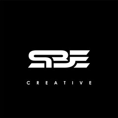 SBE Letter Initial Logo Design Template Vector Illustration