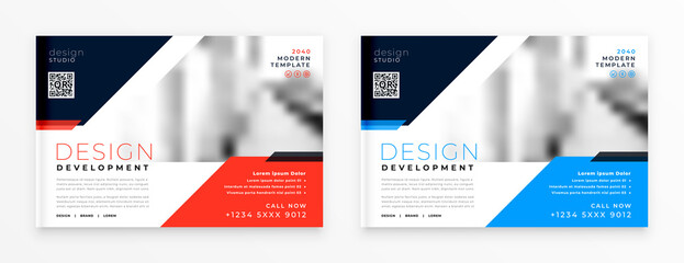 business presentation brochure flyer cover template