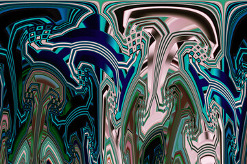 Abstract and contemporary digital art design