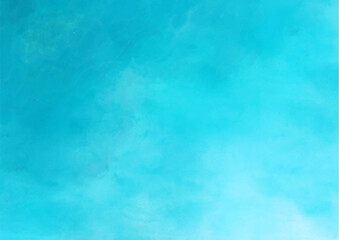 水彩のイメージ背景（アクアブルー）