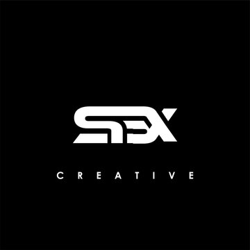 SBX Letter Initial Logo Design Template Vector Illustration