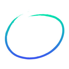 gradient scribble circle stroke
