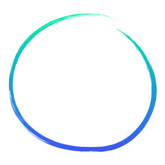 gradient scribble circle stroke
