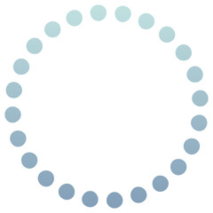 gradient dotted circle shape
