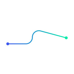 gradient curve line point
