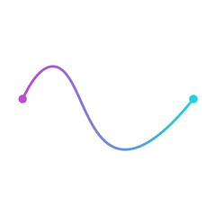 gradient curve line point
