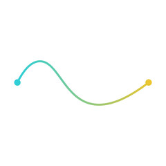 gradient curve line point
