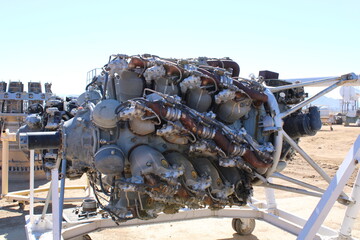 Military airplanes and aircraft engines vintage © craig