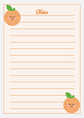 Printable Notes Page