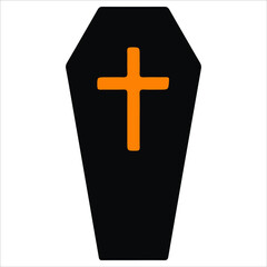 Obraz premium Halloween theme icon. Flat graphic design. Symbol on white background. Vector illustration. EPS10.