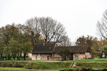 Fototapeta premium old farm house in europe