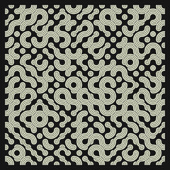 Color truchet tiling connections illustration