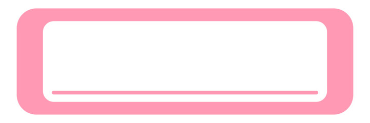 Fototapeta premium pastel name tag 