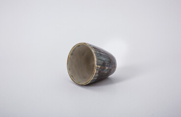  Pottery, a ceramic product with your own hands, made on a potter's wheel, a teapot, a mug, clay. . High quality photo